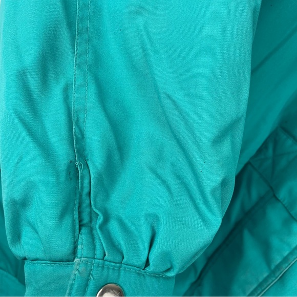 Vintage 80s Turquoise Ski Snow Jacket - Picture 5 of 6